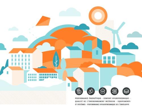 Image illustrant les enjeux : Performance énergétique, confort hygrothermique, qualité de l'environnement intérieur, Equipements et systèmes, performances hygrothermique de l'enveloppe