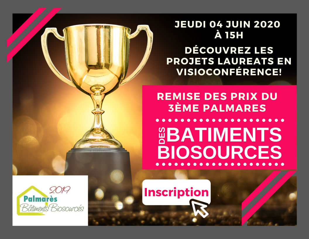 Remise de prix du Palmarès des Bâtiments Biosourcés