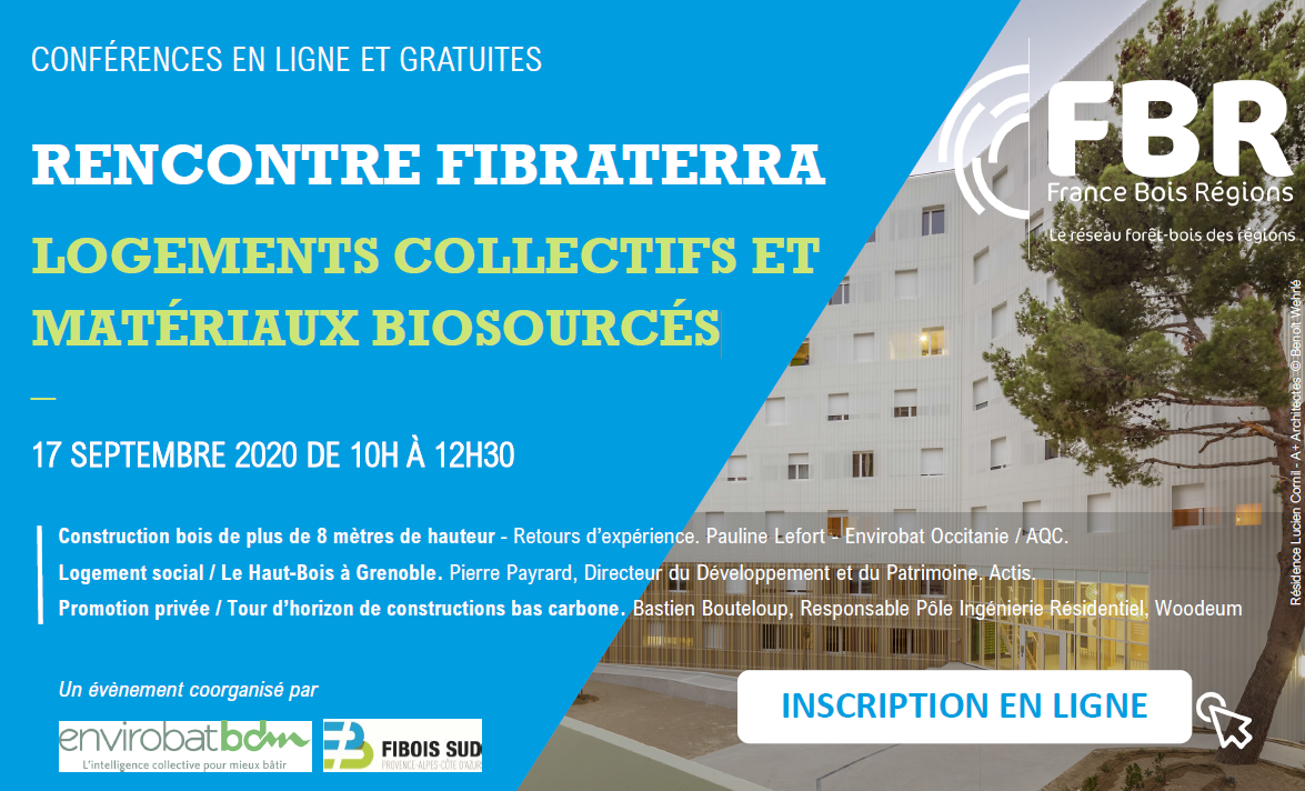 RENCONTRE FIBRATERRA Logements collectifs et matériaux biosourcés