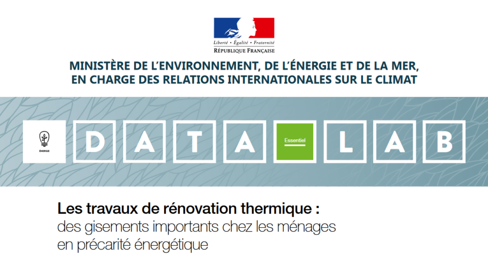 Travaux de rénovation thermique : des gisements importants chez les ménages en précarité énergétique