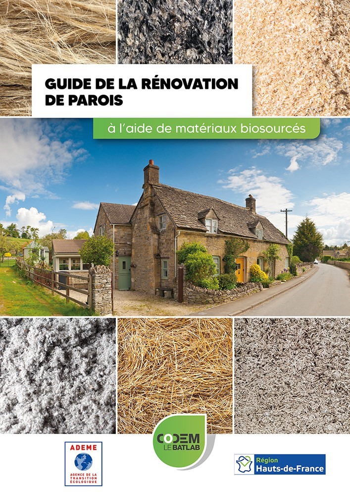 Guide « Rénovation de parois à l’aide de matériaux biosourcés ».