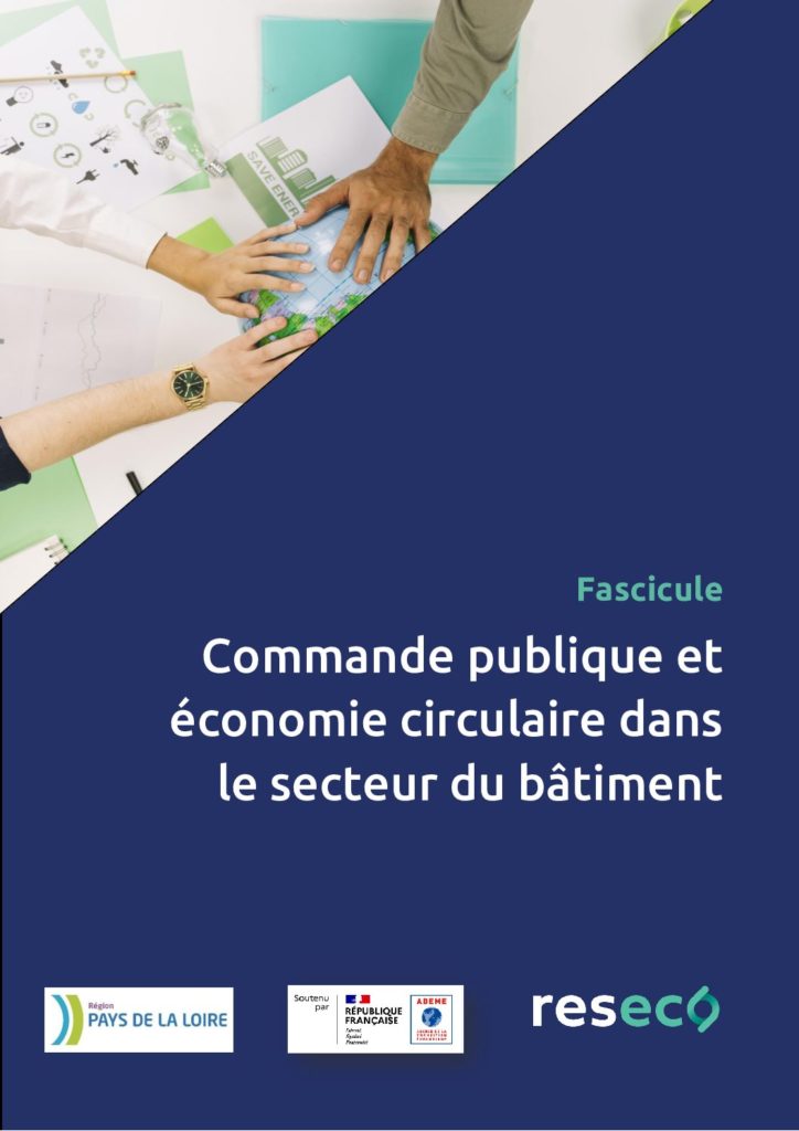 Fascicule Commande publique et économie circulaire – secteur du bâtiment