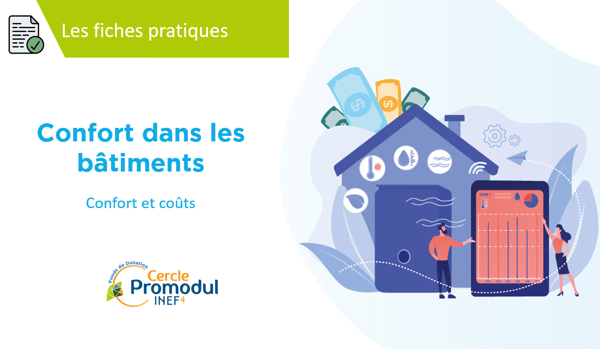 Confort et coûts : dernière fiche issue des retours d’expériences sur le confort dans les bâtiments