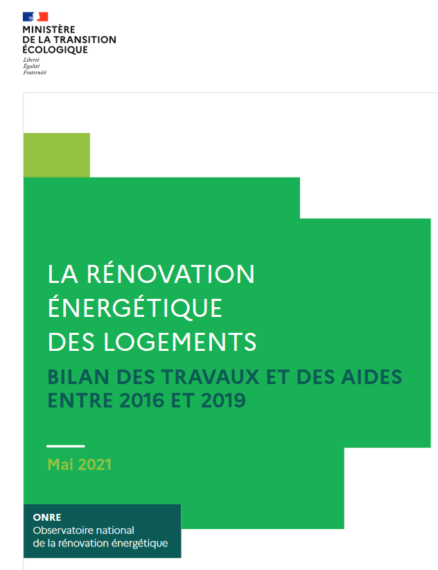 La rénovation énergétique des logements : bilan des travaux et des aides entre 2016 et 2019