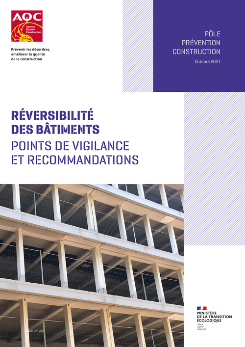 Réversibilité des bâtiments – Points de vigilance et recommandations
