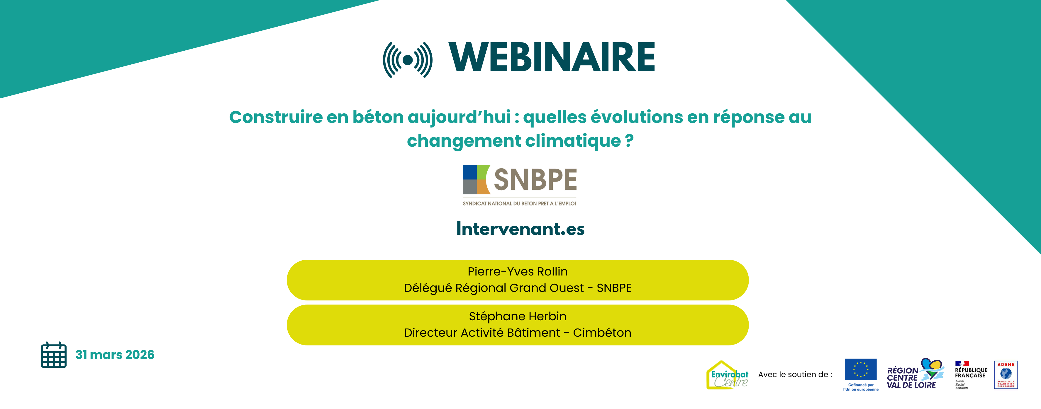 Webinaire : Construire en béton aujourd'hui