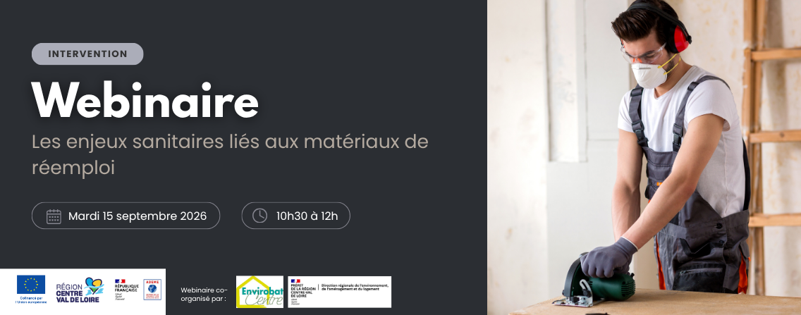 webinaire sur les enjeux de santé liés au réemploi des matériaux
