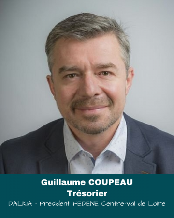 Guillaume COUPEAU Trésorier d'ENVIROBAT Centre